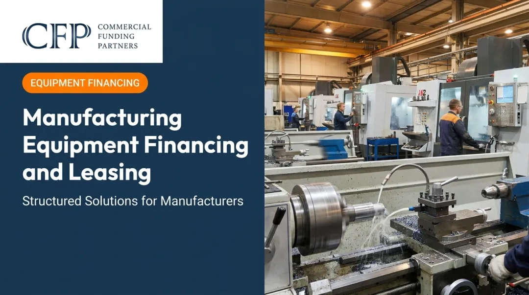 Manufacturing Equipment Financing and Leasing