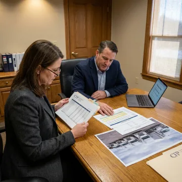 Transportation financing documents being reviewed
