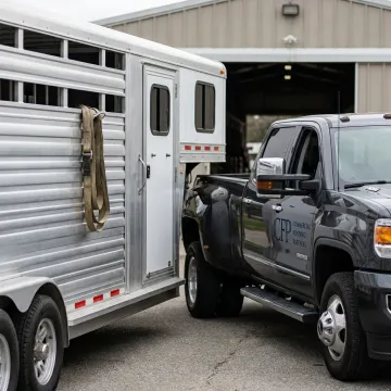 Commercial horse trailer ready for financing