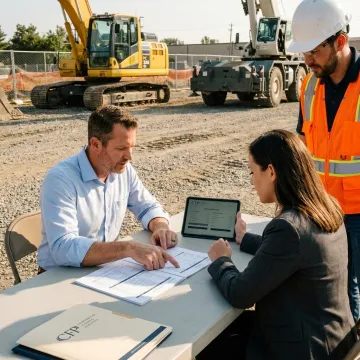 Construction equipment financing consultation