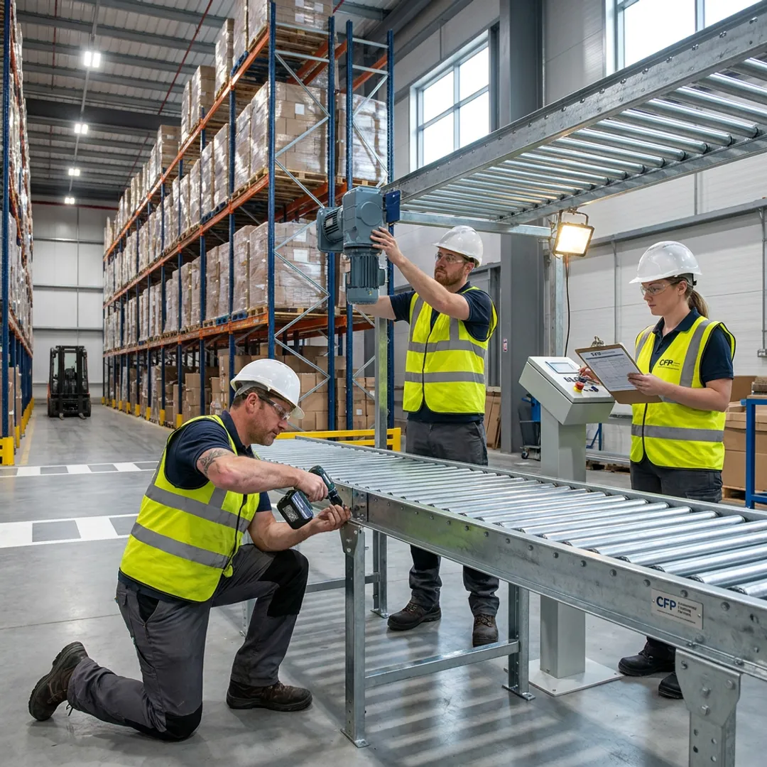 Warehouse automation system installation
