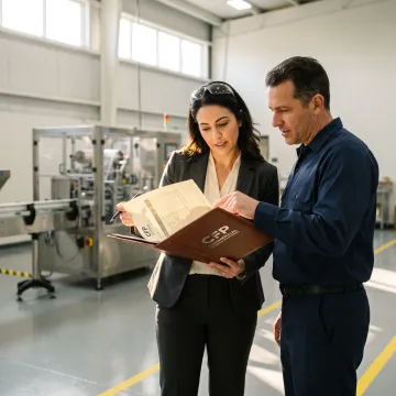 Business owner reviewing equipment financing options