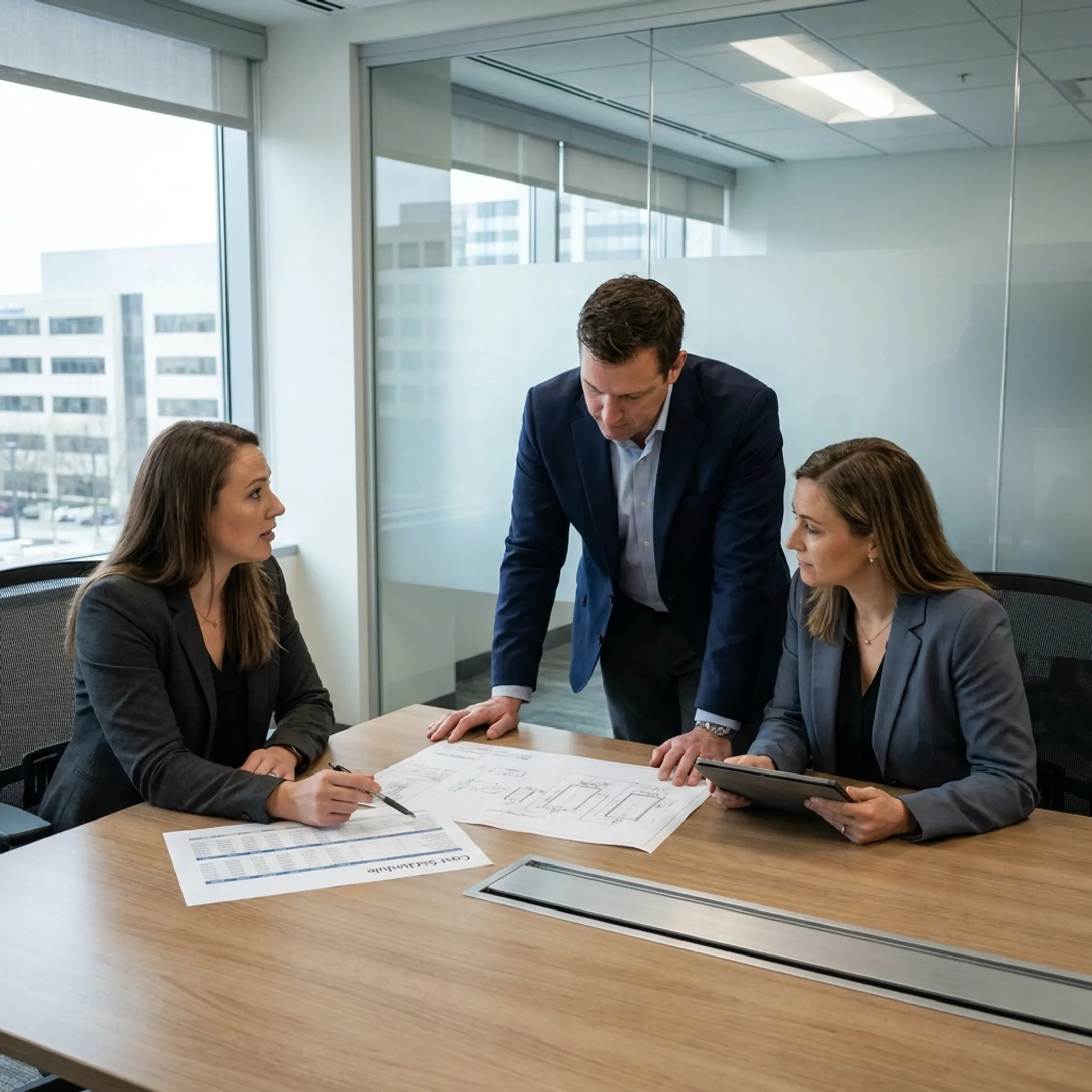 Specialist reviewing beverage equipment financing plans