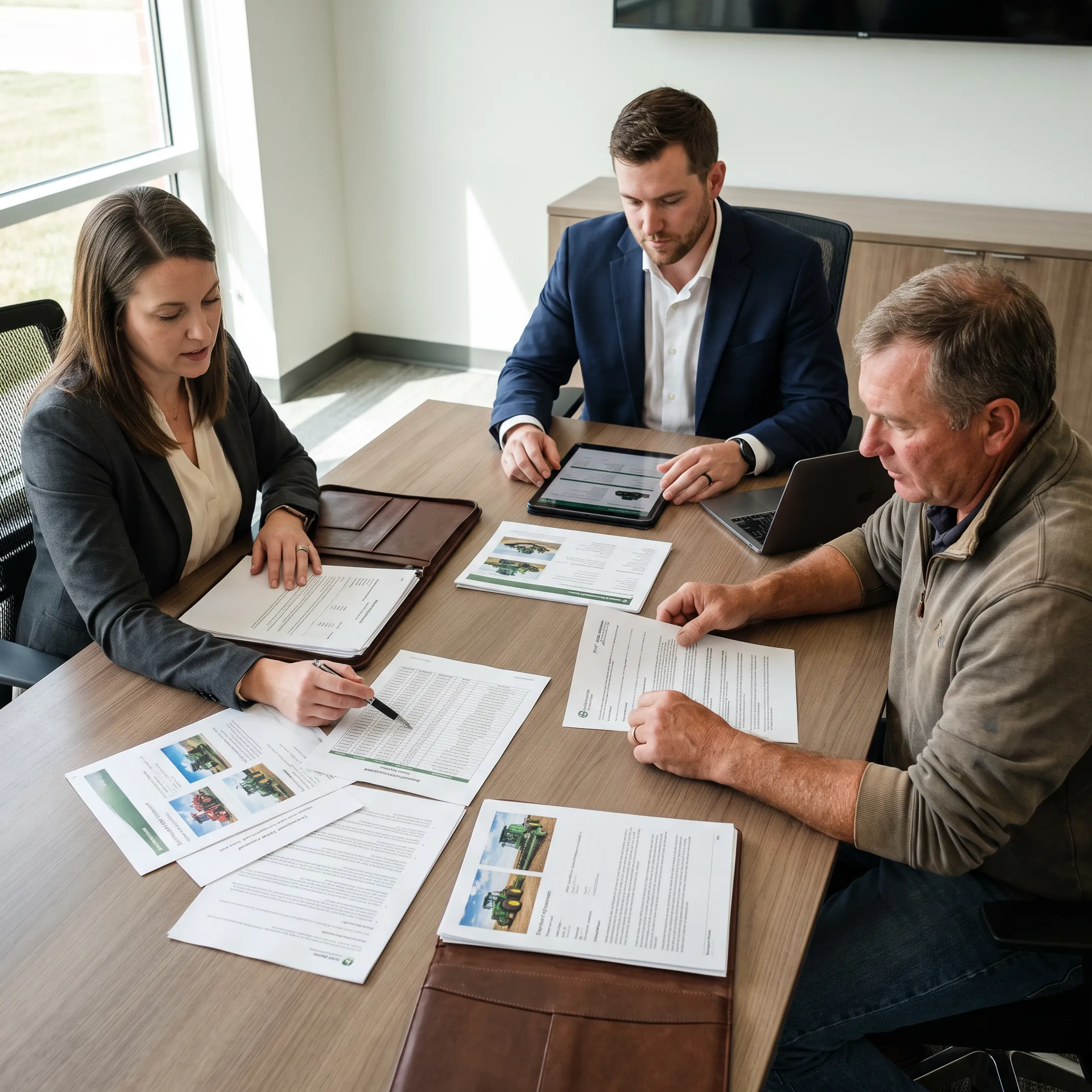 Agricultural equipment financing consultation