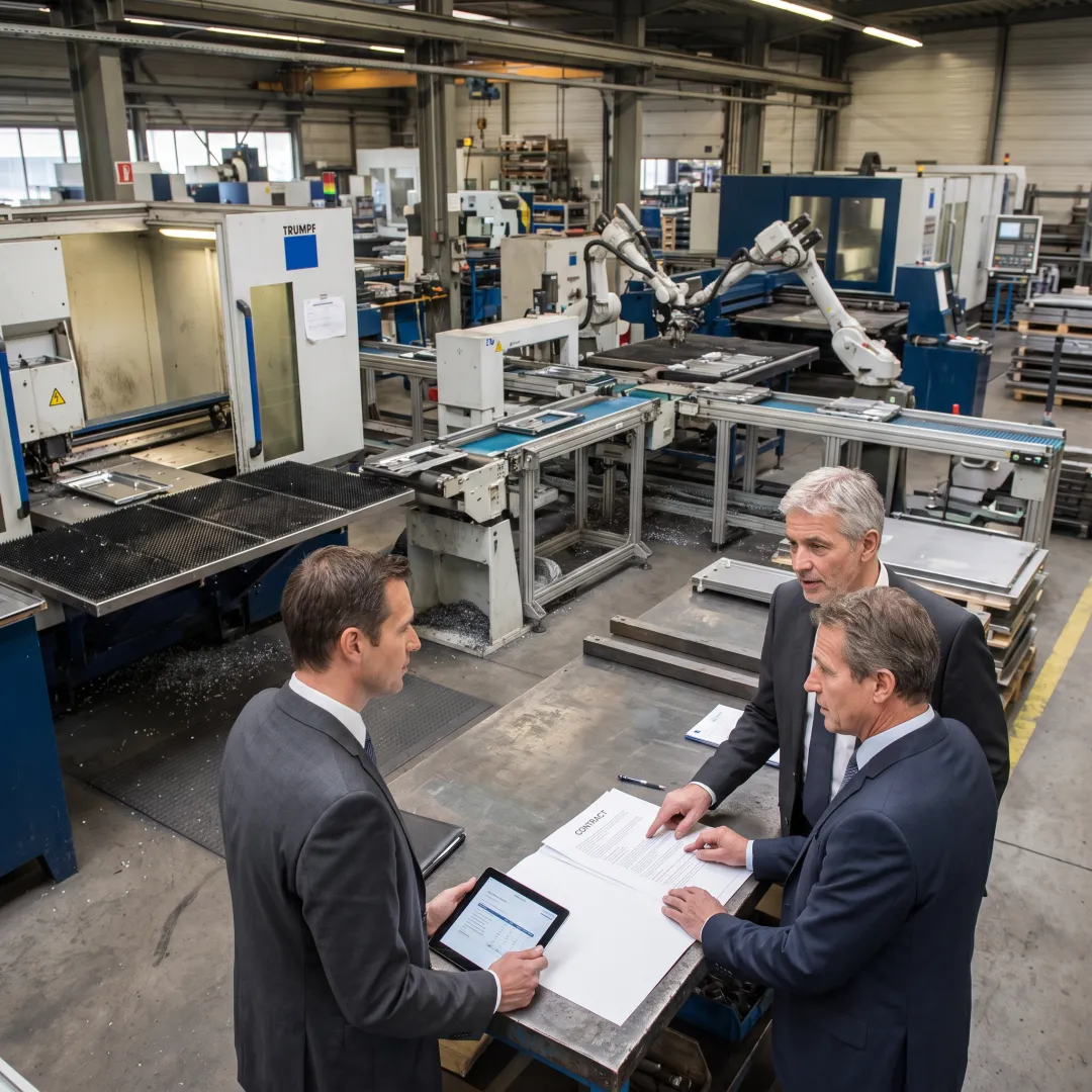Industrial equipment financed through a flexible lease