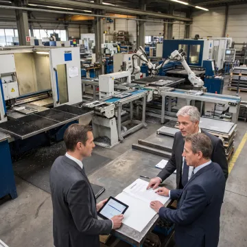 Industrial equipment financed through a flexible lease