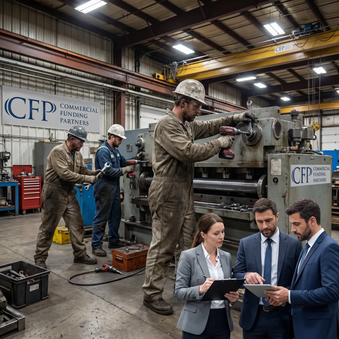 Industrial equipment installation financed through a commercial lease