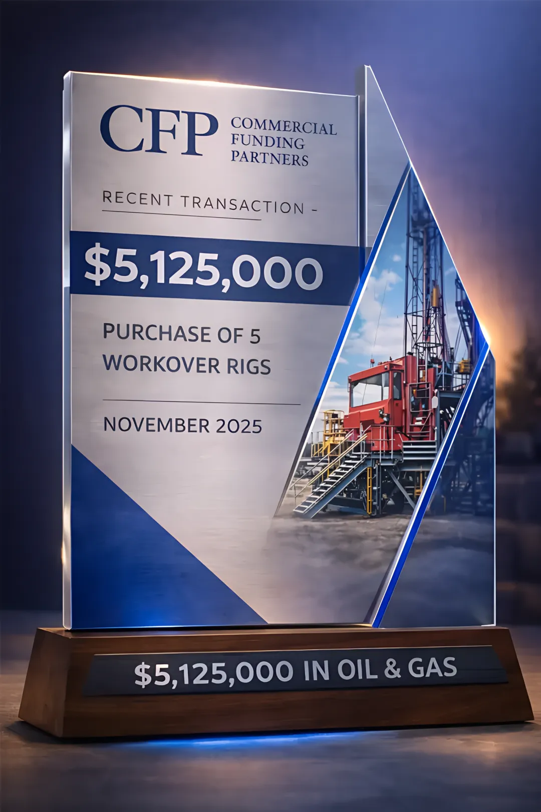 Oil and gas equipment financing