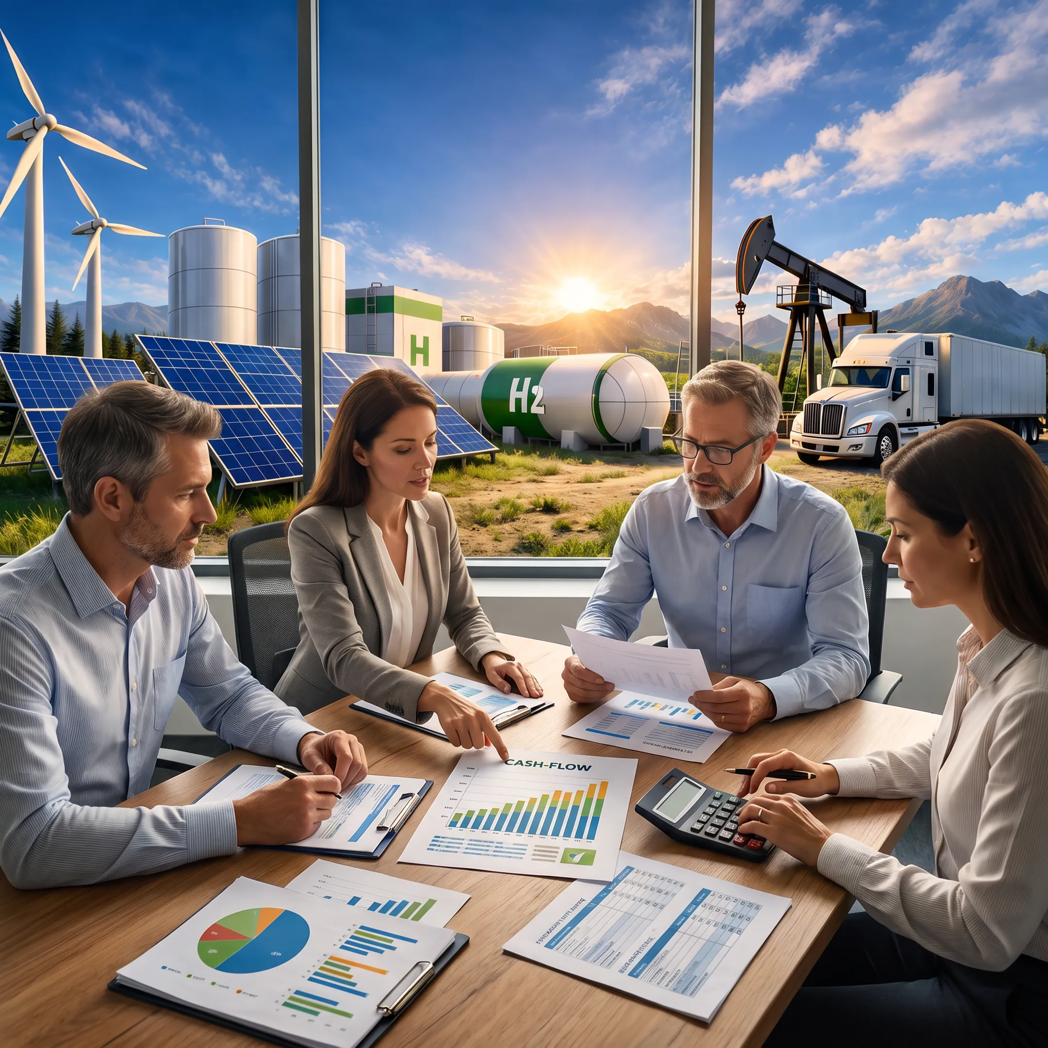 Finance planning for a commercial solar project