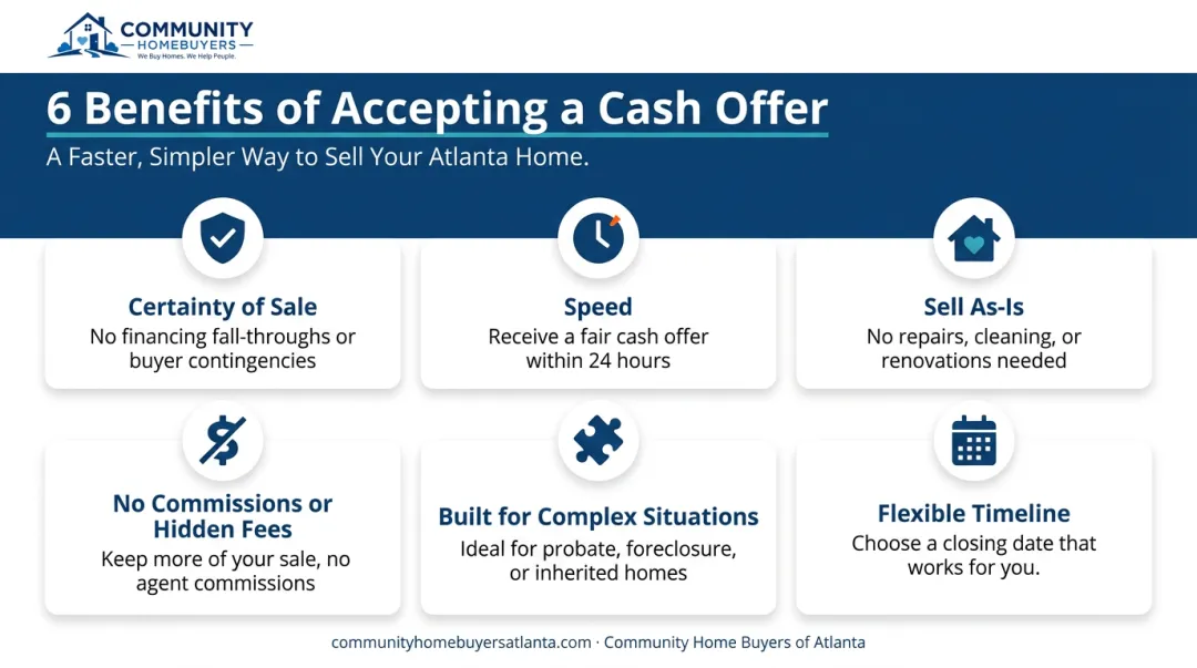 6 key benefits of accepting a cash offer on a home