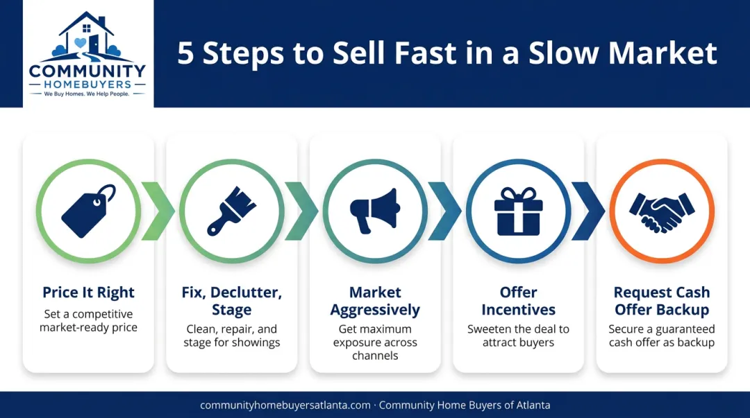 5-step process to sell a house fast in a slow market