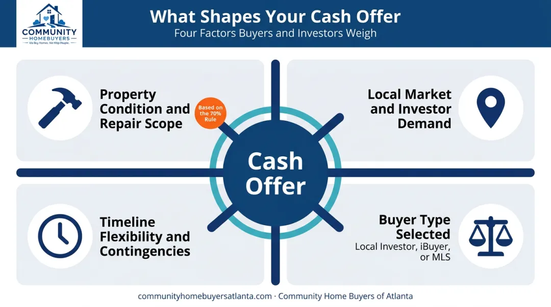 Four key factors that influence a cash home offer price