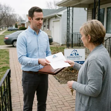Homeowner receiving cash offer for house