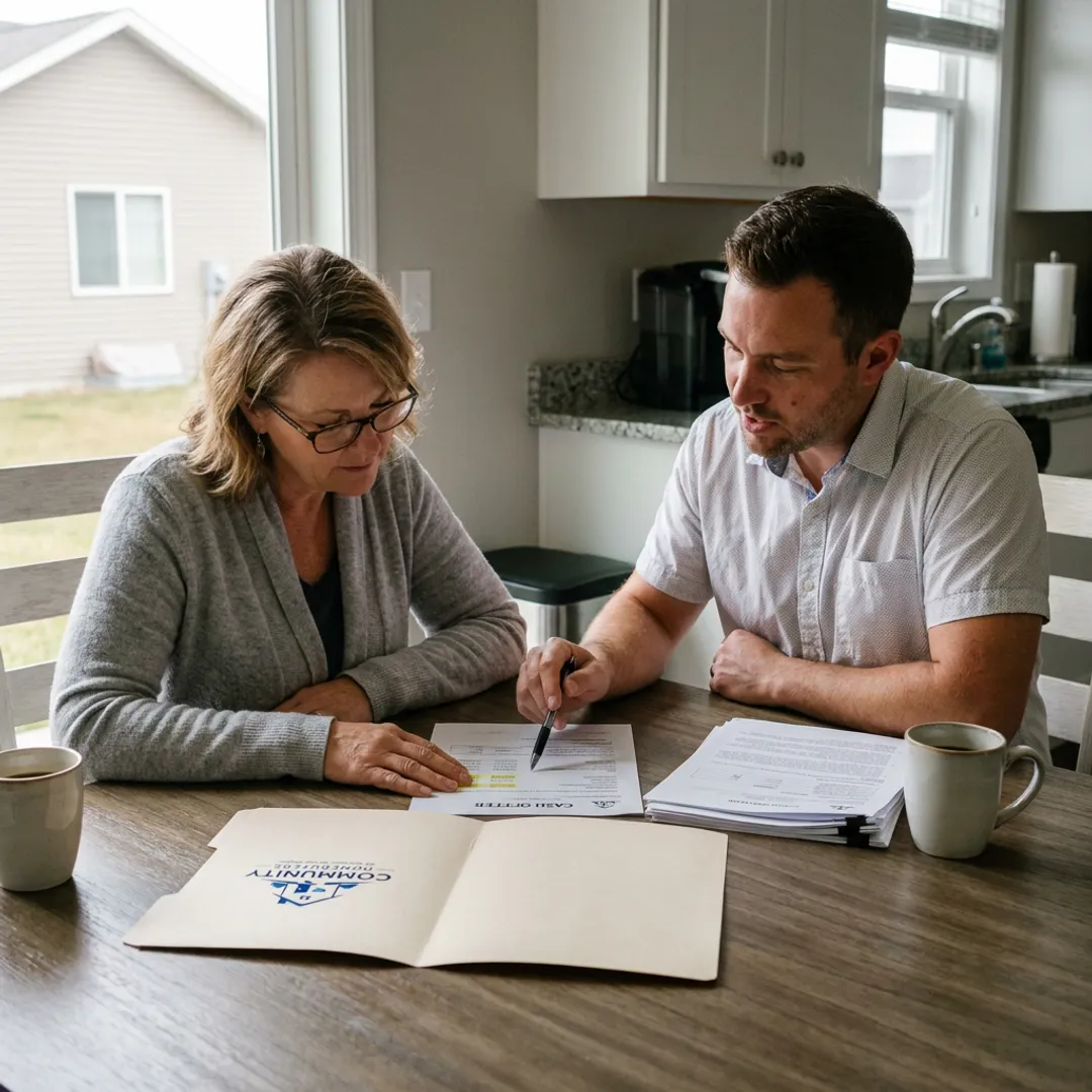 Kennesaw homeowner reviewing a cash offer
