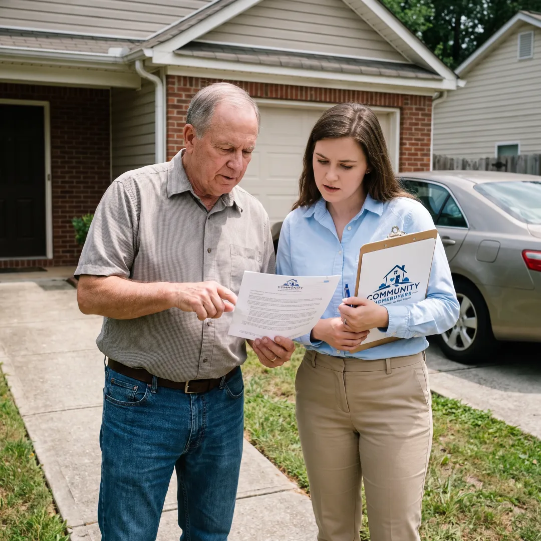 Atlanta homeowner receiving a cash offer for their house