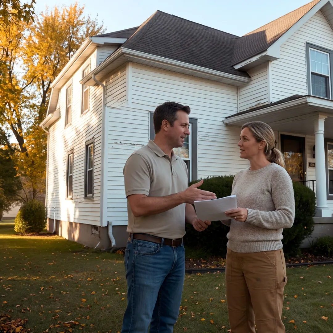 Atlanta home buyer meeting with homeowner