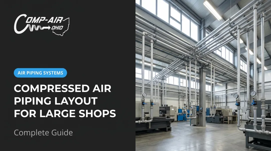 Compressed Air Piping Layout for Large Shops: Complete Guide