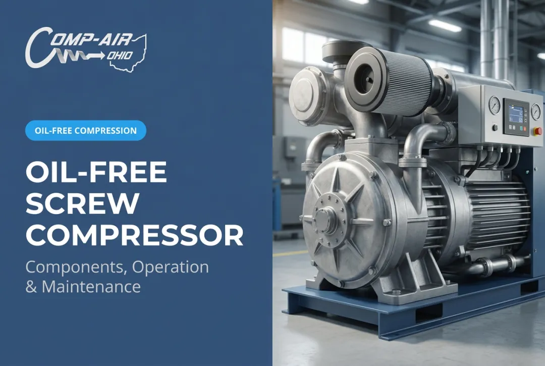 Oil-Free Screw Compressor: Components, Operation & Maintenance