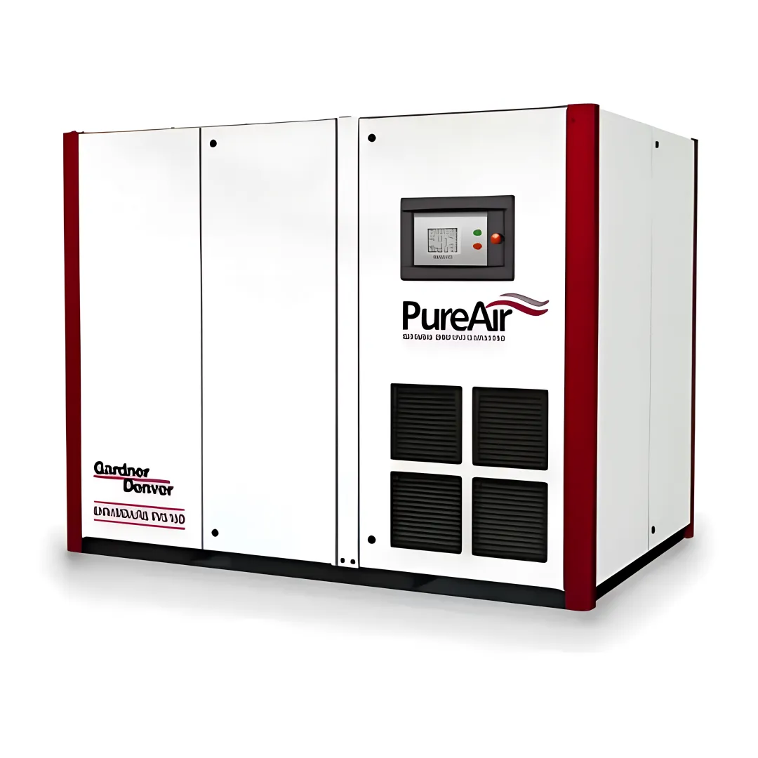 Technician planning an industrial compressed air system