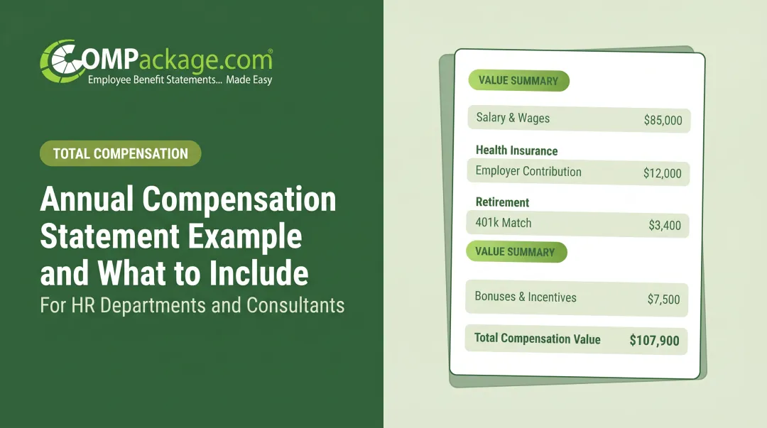 Annual Compensation Statement Example and What to Include