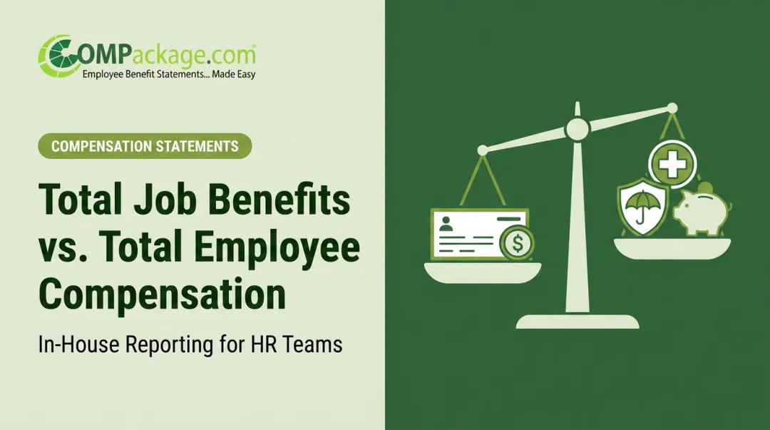 Total Job Benefits vs. Total Employee Compensation