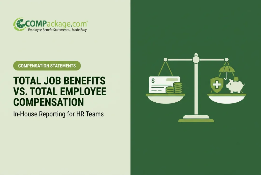Total Job Benefits vs. Total Employee Compensation