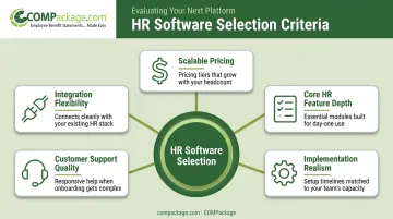Five criteria for evaluating mid-market HR software at 200 employees