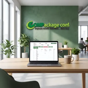 Online compensation statement dashboard