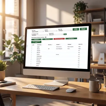 HR professional preparing compensation reports