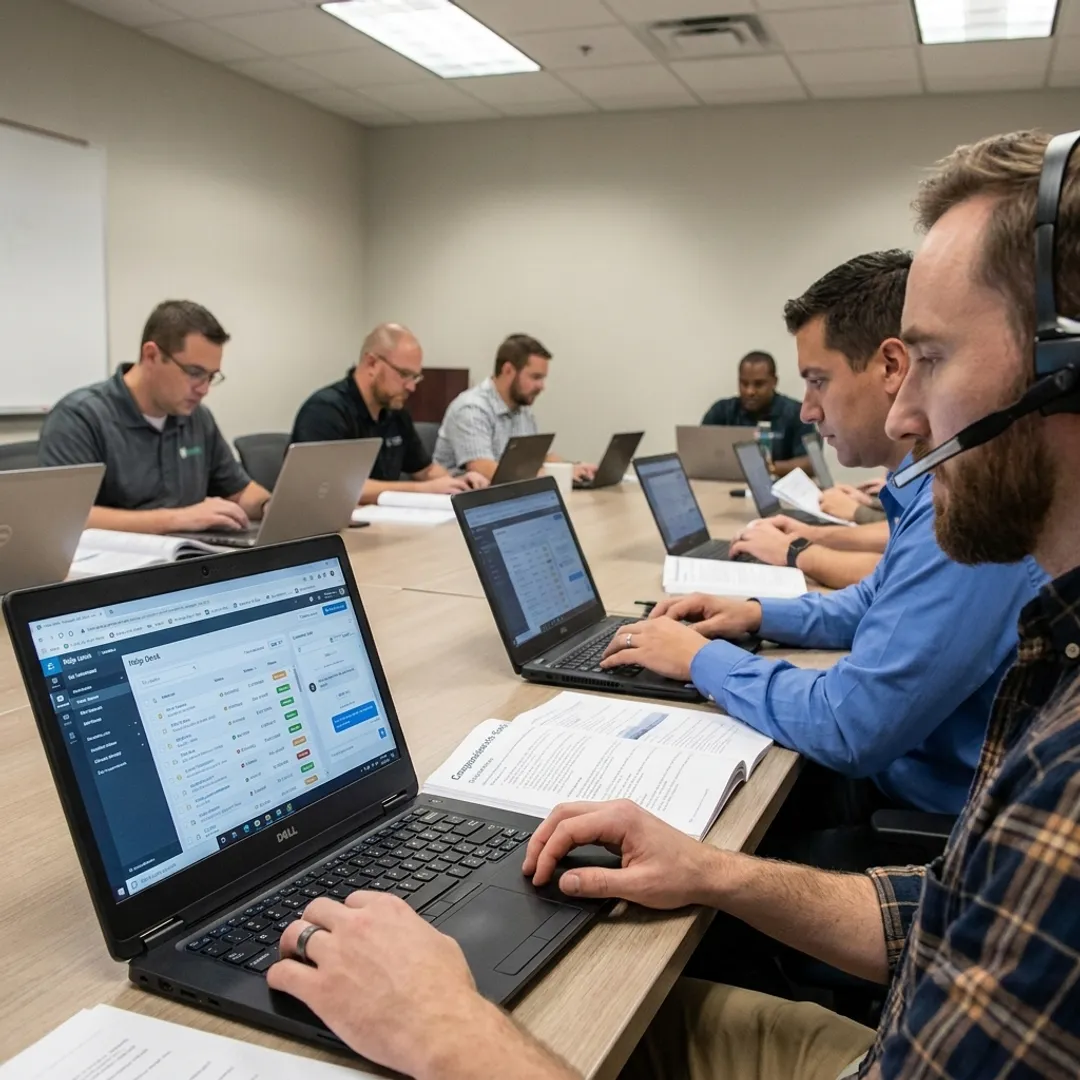 Online help desk training for IT teams