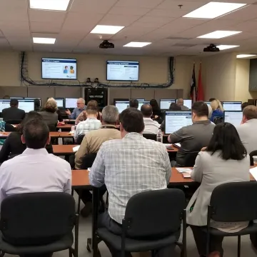 IT service desk team practicing customer communication skills