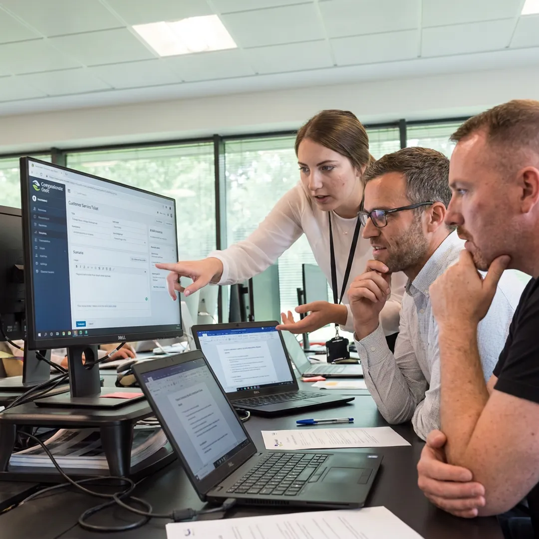 IT team practicing empathetic customer communication
