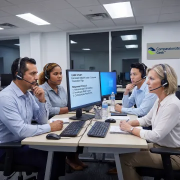 IT team practicing active listening during training