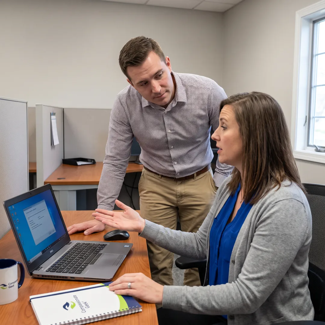 IT technician practicing empathetic customer communication