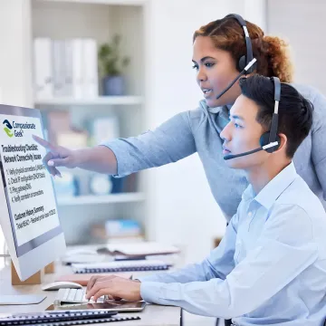 IT professional practicing empathetic customer support