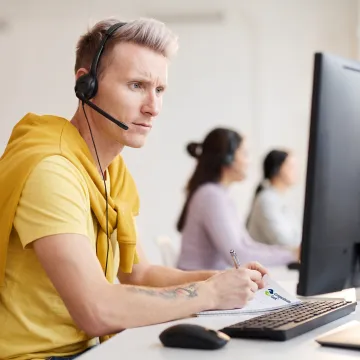 IT professional practicing empathetic client communication