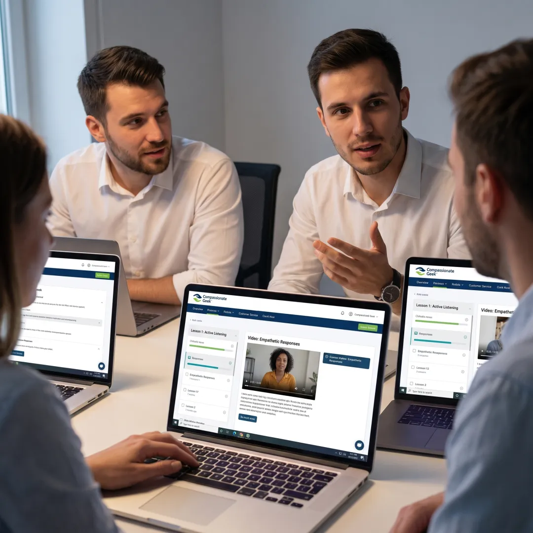 IT support team learning customer communication skills
