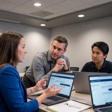 IT support professionals practicing empathetic customer communication