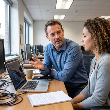 IT professional practicing empathetic client communication