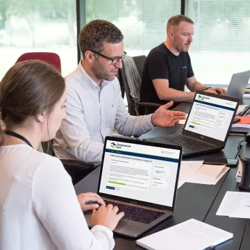 IT support team learning customer service skills online