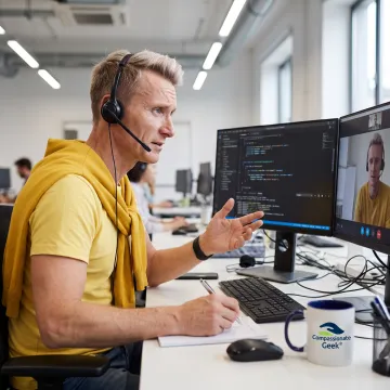 IT professional practicing empathetic customer communication