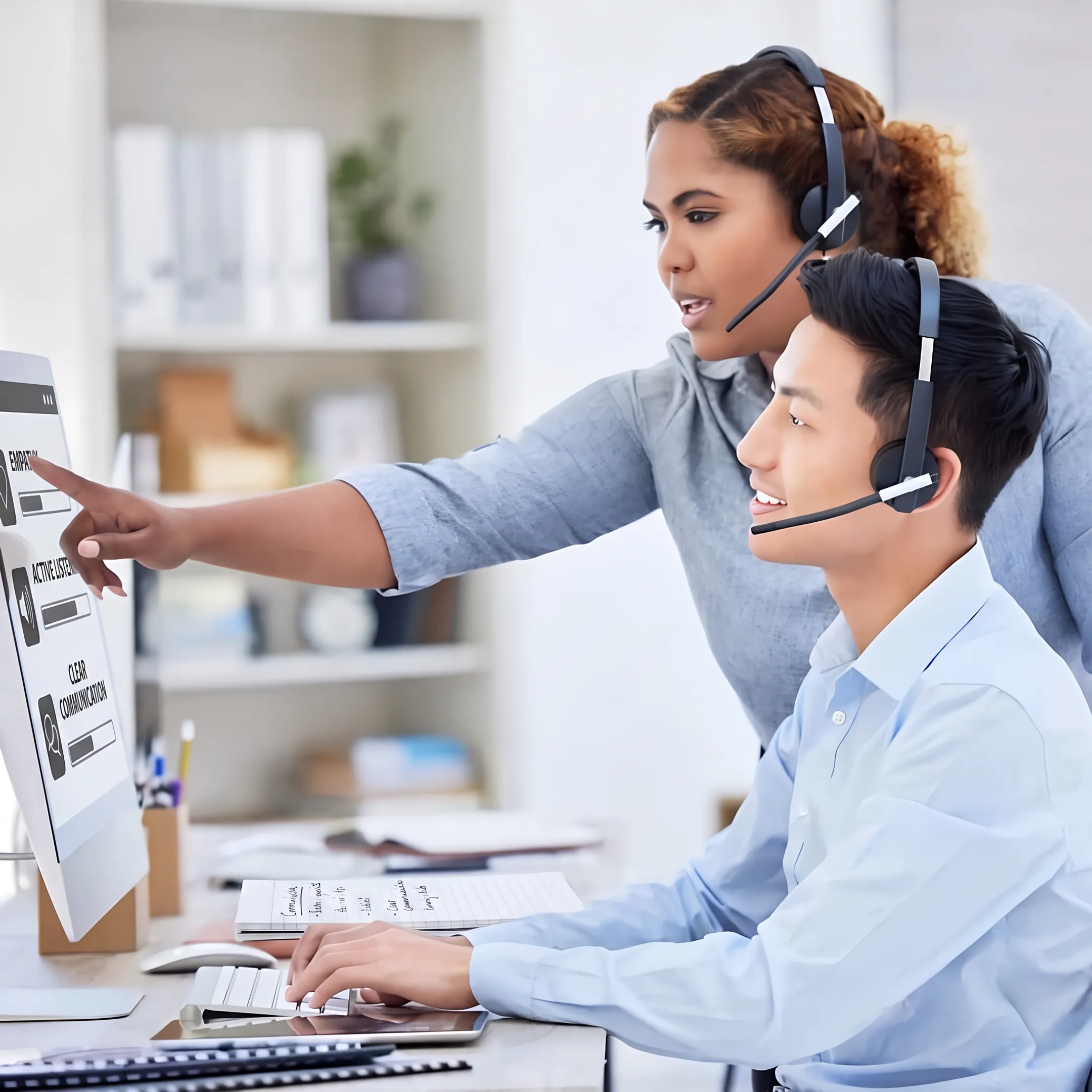 IT professional learning customer service communication skills online