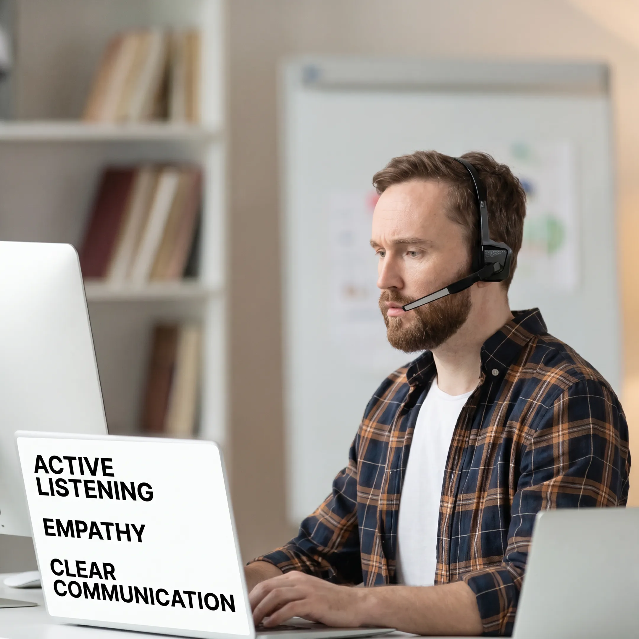 Online MSP training focused on communication and customer service