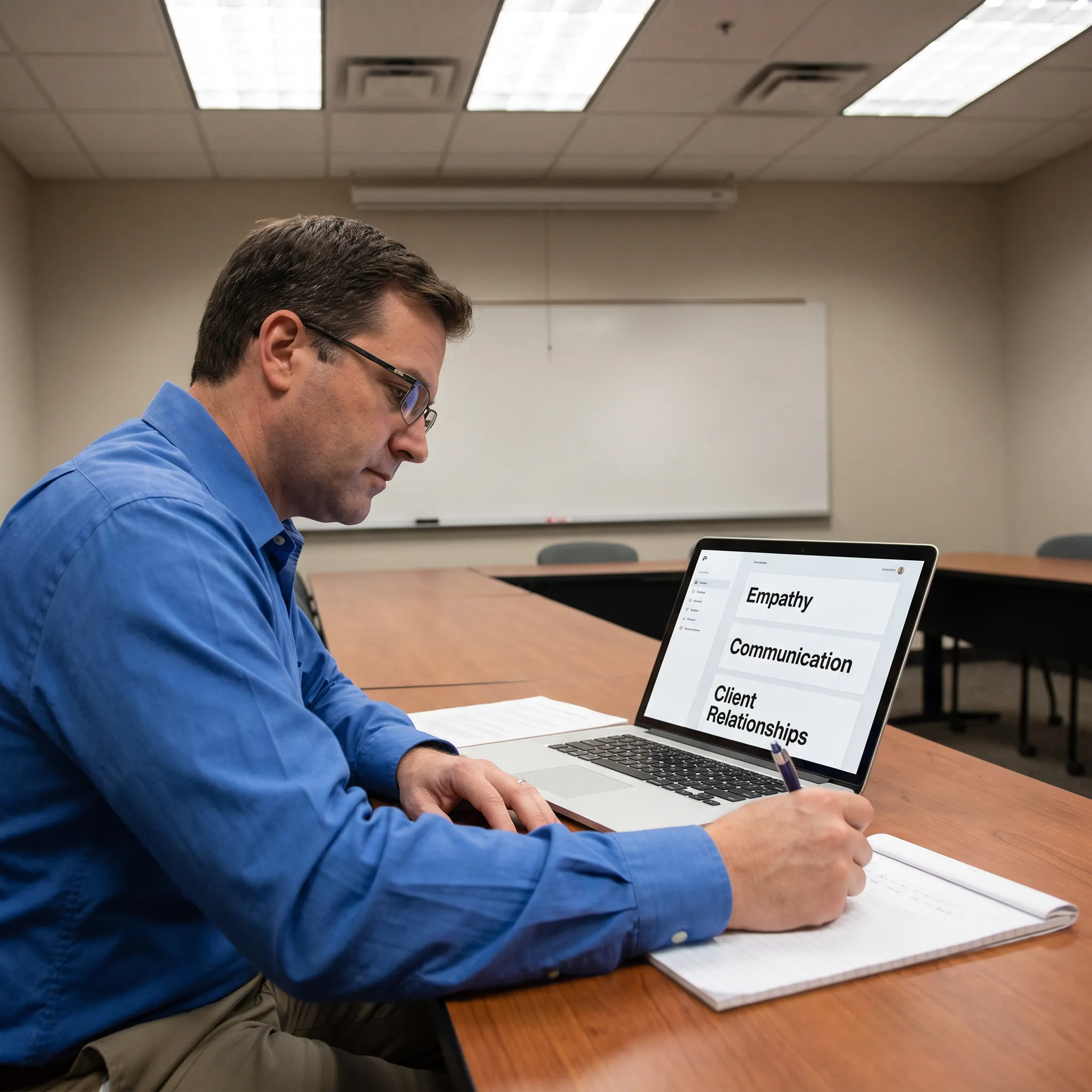 IT support professional learning customer service skills online