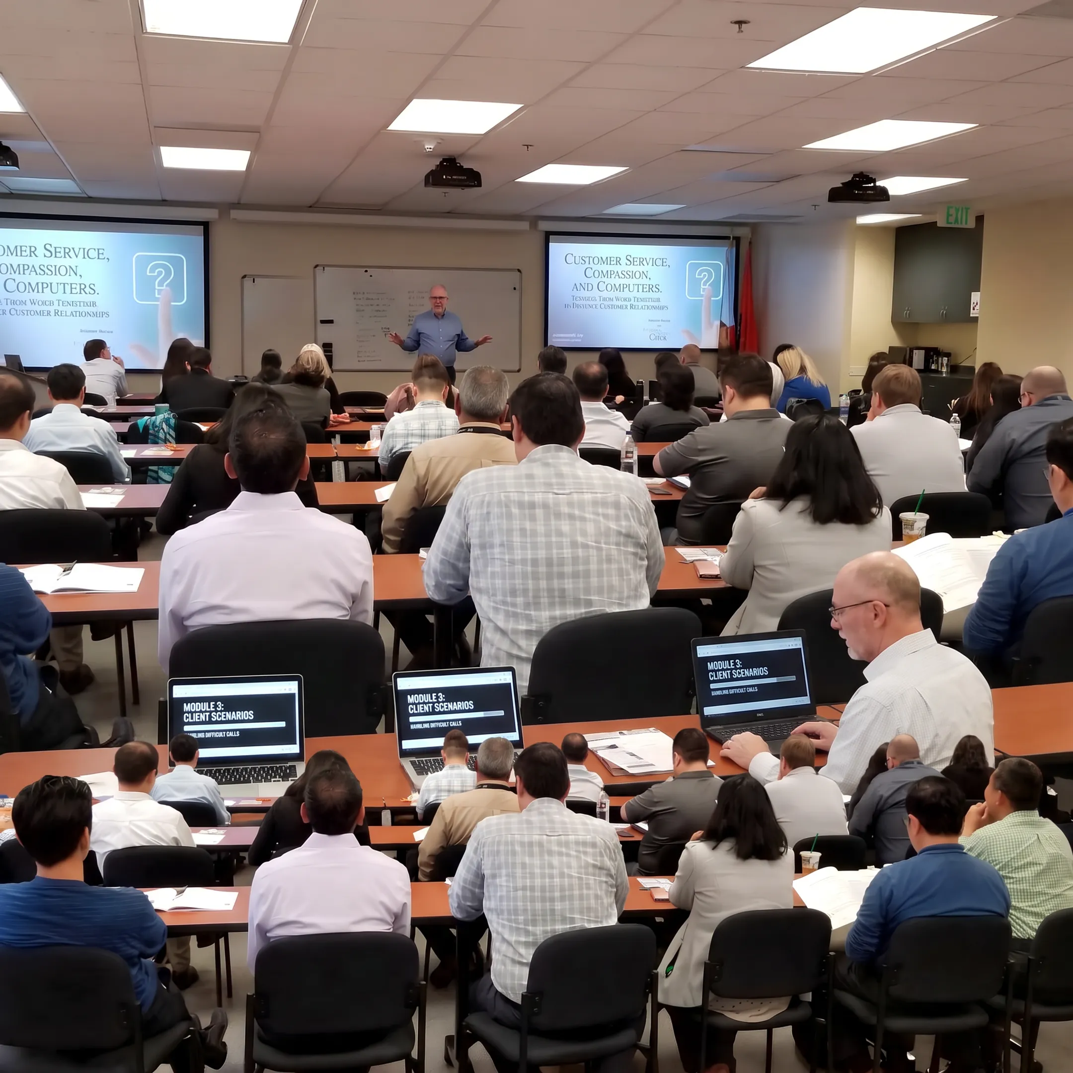 IT support team learning customer service communication skills online