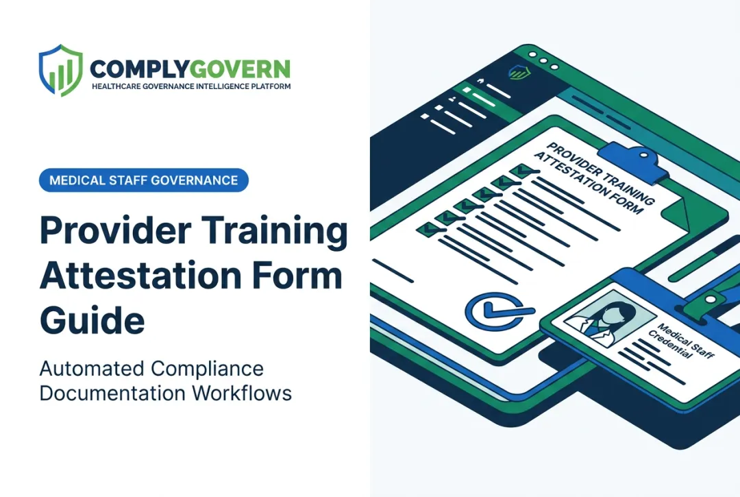 Provider Training Attestation Form Guide