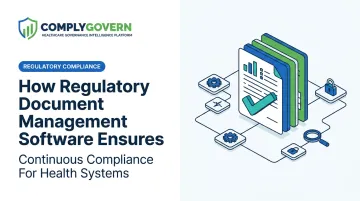 How Regulatory Document Management Software Ensures