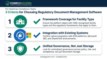 Three-step checklist for selecting regulatory document management software solution