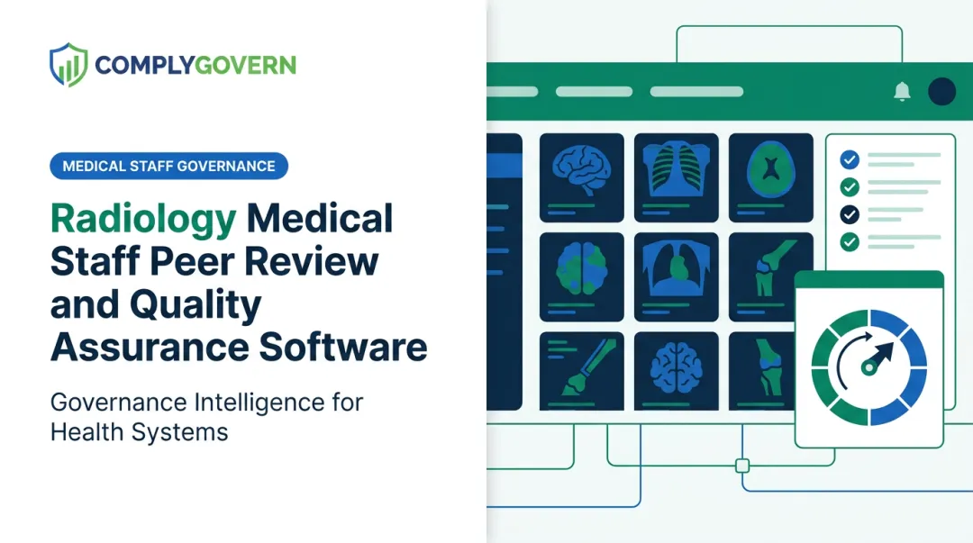 Radiology Medical Staff Peer Review and Quality Assurance Software
