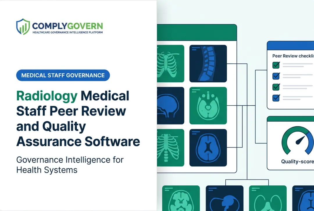 Radiology Medical Staff Peer Review and Quality Assurance Software